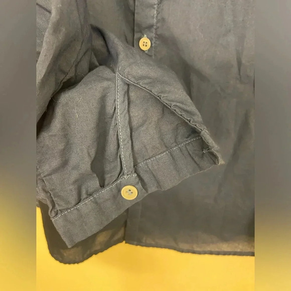 CP Shades Cotton Button Down Blue Size Medium - Picture 3 of 6